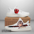 Light Yagami Shoes Custom Death Note Anime YZ Boost Sneakers - LittleOwh - 1