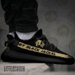MSBY Black Jackal Shoes Custom Haikyuu Anime Black YZ Boost Sneakers - LittleOwh - 2