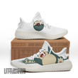 Snorlax Shoes Custom Pokemon Anime YZ Boost Sneakers - LittleOwh - 1