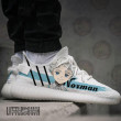 Norman Shoes Custom Promised Neverland Anime YZ Boost Sneakers - LittleOwh - 2