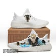 Luck Voltia Shoes Custom Black Clover Anime YZ Boost Sneakers - LittleOwh - 1