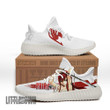 Erza Scarlet Shoes Custom Fairy Tail Anime YZ Boost Sneakers - LittleOwh - 1