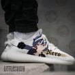 Secre Swallowtail Shoes Custom Black Clover Anime YZ Boost Sneakers - LittleOwh - 2