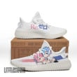 Rem x Ram Shoes Custom Re Zero Anime YZ Boost Sneakers - LittleOwh - 1