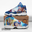 Goku Shoes Custom Super Saiyan Blue Dragon Ball Anime JD13 Sneakers - LittleOwh - 1