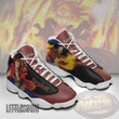 Fuegoleon Vermillion Shoes Custom Black Clover Anime JD13 Sneakers - LittleOwh - 2