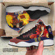 Fuegoleon Vermillion Shoes Custom Black Clover Anime JD13 Sneakers - LittleOwh - 3