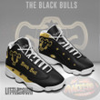 Black Bull Shoes Custom Black Clover Anime JD13 Sneakers - LittleOwh - 2