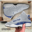 Silver Eagle Shoes Custom Black Clover Anime JD13 Sneakers - LittleOwh - 3