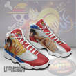 Monkey D Luffy Shoes Custom 1Piece Anime JD13 Sneakers - LittleOwh - 2