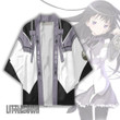 Akemi Homura The Puella Magi Anime Kimono Cosplay Coat - LittleOwh - 1