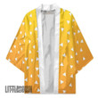 KNY Kimono Zenitsu Agatsuma Robe Anime Cloak Cardigans Cosplay Costume - LittleOwh - 2
