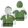 Gundam Zaft Uniform Green Anime Kids Hoodie and Sweater Cosplay Costumes