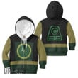 Avatar The Last Airbender Earth Anime Kids Hoodie and Sweater