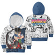 Kawaki Boruto Anime Kids Hoodie and Sweater
