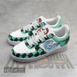 Tanjiro AF Sneakers Custom KNY Anime Shoes Sun x Water Breathing - LittleOwh - 3