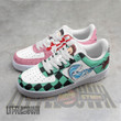 Nezuko x Tanjiro AF Sneakers Custom KNY Anime Shoes Skill - LittleOwh - 2