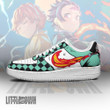 Tanjiro and Zenitsu AF Sneakers Custom Demon Slayer Anime Shoes - LittleOwh - 4