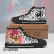 Goku Super Saiyan God High Top Canvas Shoes Custom Dragon Ball Anime Mixed Manga Style - LittleOwh - 2