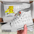 Pikachu High Top Canvas Shoes Custom Pokemon Anime Sneakers - LittleOwh - 3