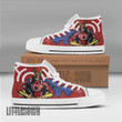 All Might My Hero Acadamia Hero Custom All Star High Top Sneakers Canvas Shoes - LittleOwh - 1