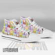 The Seven Deadly Sins High Top Canvas Shoes Custom Cute Chibi Face Style Anime Sneakers - LittleOwh - 4