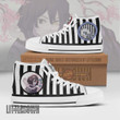 Obanai Iguro High Top Canvas Shoes Custom KNY Anime Sneakers - LittleOwh - 1