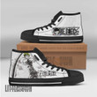 Zoro 1Piece Anime Custom Watercolor All Star High Top Sneakers Canvas Shoes - LittleOwh - 2