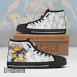 Typhlosion High Top Canvas Shoes Custom Pokemon Anime Sneakers - LittleOwh - 3