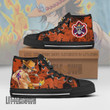 Portgas D. Ace High Top Shoes Custom 1Piece Anime Canvas Sneakers - LittleOwh - 2