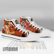 Portgas D. Ace High Top Shoes Custom 1Piece Anime Canvas Sneakers - LittleOwh - 4