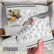Typhlosion High Top Canvas Shoes Custom Pokemon Anime Sneakers - LittleOwh - 2