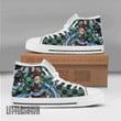 Tanjiro KNY Anime Custom All Star High Top Sneakers Pattern Canvas Shoes - LittleOwh - 1