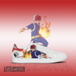 Todoroki Shoes My Hero Academia Skate Low Tops Custom Anime Sneakers - LittleOwh - 3