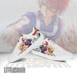 Todoroki Shoes My Hero Academia Skate Low Tops Custom Anime Sneakers - LittleOwh - 4