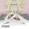 My Hero Academia All Might Shoes Custom MHA Anime Skate Sneaker - LittleOwh - 4