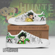 Hunter x Hunter Shoes Custom Anime Skate Sneakers Gon Freecss - LittleOwh - 1