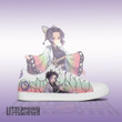 Shinobu Kocho Skateboard Shoes Custom KNY Anime Sneakers - LittleOwh - 2