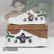 Attack On Titan Shoes Levi Ackerman Skateboard Custom Anime Sneakers - LittleOwh - 1