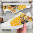 KNY Zenitsu Skateboard Shoes Custom Anime Sneakers - LittleOwh - 4