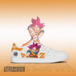 Dragon Ball Goku Super Saiyan God Skateboard Shoes Custom Anime Sneakers - LittleOwh - 2