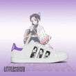 KNY Shoes Shinobu Kocho Anime Skateboard Shoes Custom Manga KNY Sneakers - LittleOwh - 2