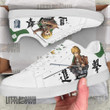 Armin Arlelt Sneakers Custom Attack On Titan Anime Skateboard Shoes - LittleOwh - 4