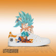 Dragon Ball Goku Super Saiyan Blue Skateboard Shoes Custom Anime Sneakers - LittleOwh - 2