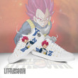 Dragon Ball Vegeta Super Saiyan God Skateboard Shoes Custom Anime Sneakers - LittleOwh - 3