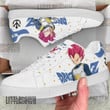 Dragon Ball Vegeta Super Saiyan God Skateboard Shoes Custom Anime Sneakers - LittleOwh - 4