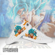 Dragon Ball Goku Super Saiyan Blue Skateboard Shoes Custom Anime Sneakers - LittleOwh - 4
