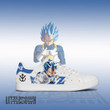 Dragon Ball Vegeta Skateboard Shoes Custom Anime Sneakers - LittleOwh - 2