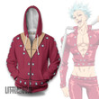 Ban Hoodie Seven Deadly Sins Uniform Anime Casual Cosplay Costume