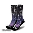 Shinobu Kochou Dark KNY Anime Cosplay Custom Socks - LittleOwh - 1